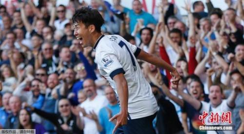  热刺核心孙兴慜梅开二度率队登顶